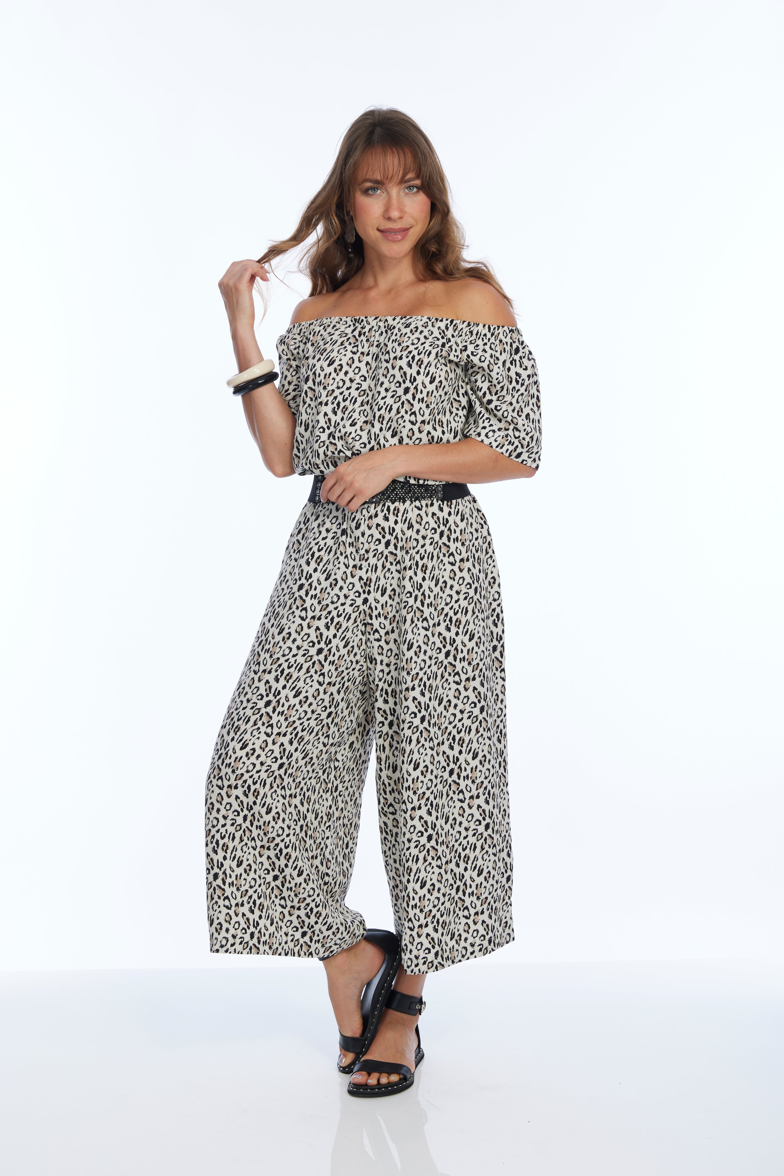 cheetah animal print jumpsuit