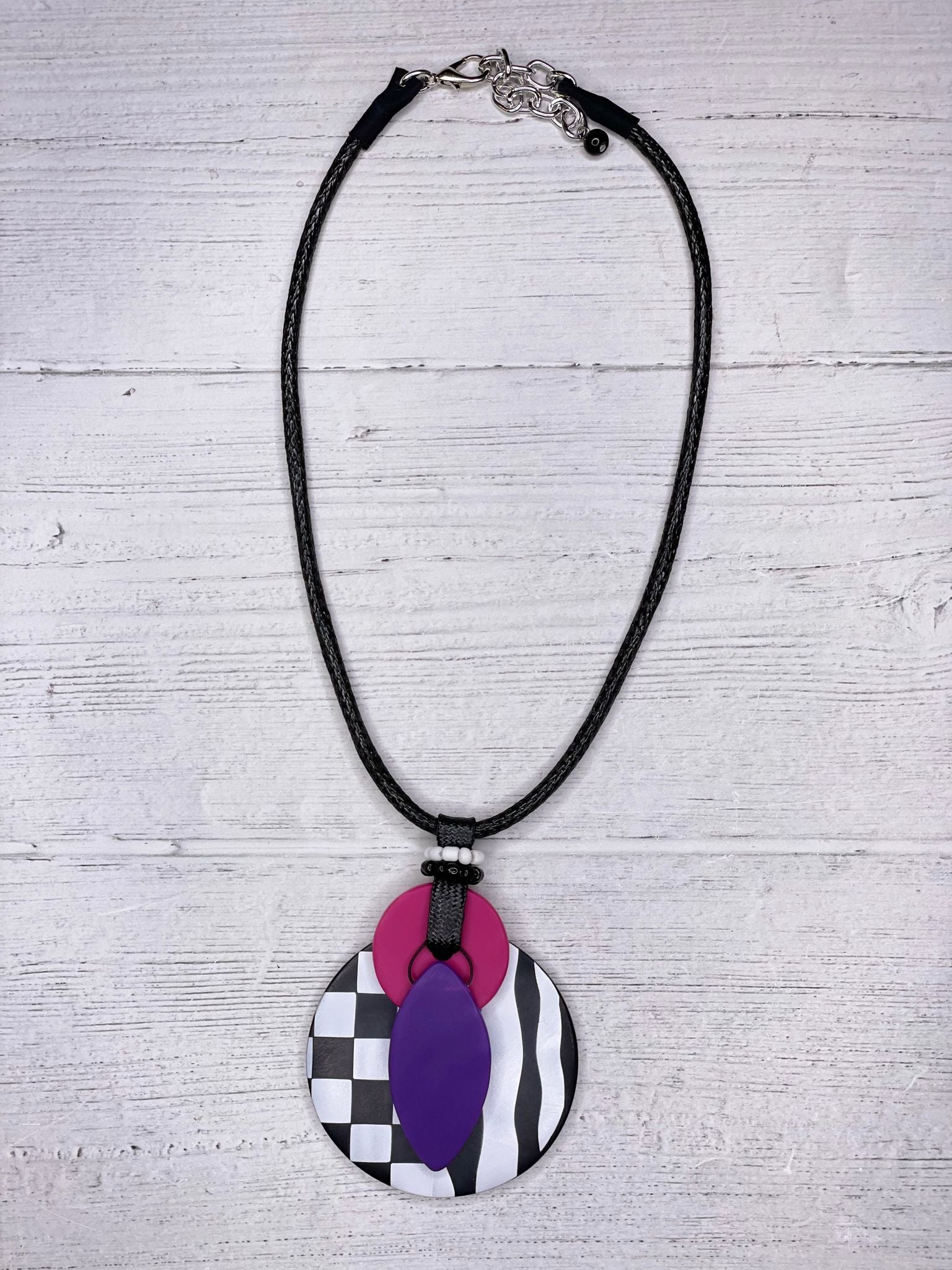 Alisha D Resin Pendant Statement Necklace