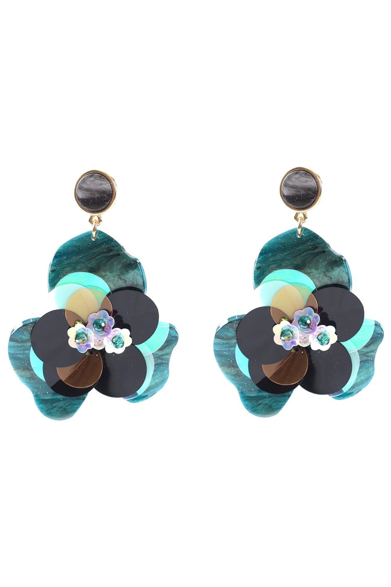 Cosmic Flower Earrings by Alisha D