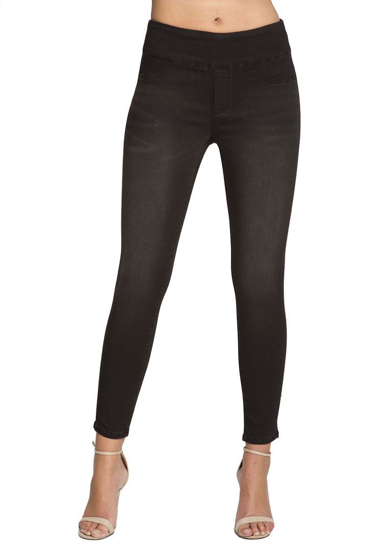Black Skinny Jeans With Power Stretch – Lior - Alisha.D