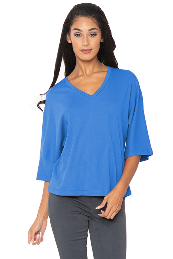 blue bell sleeve top